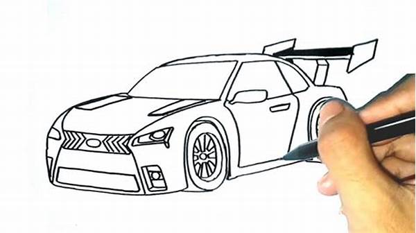 Cara Menggambar Mobil Balap