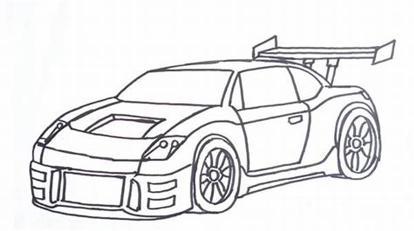 Gambar Mewarnai Mobil Balap
