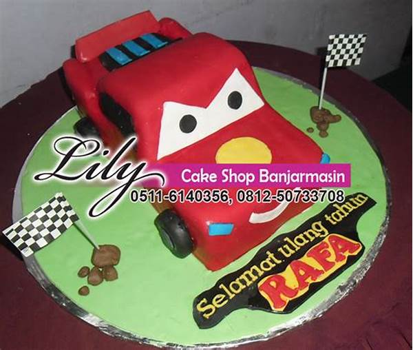 Kue Ultah Mobil Balap