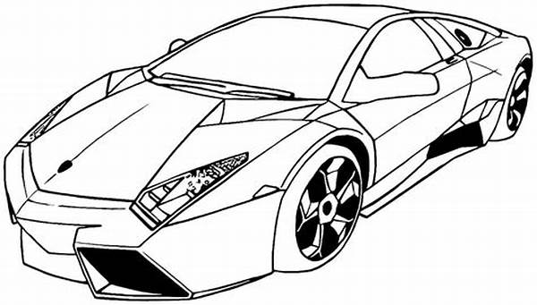 Mewarnai Gambar Mobil Balap