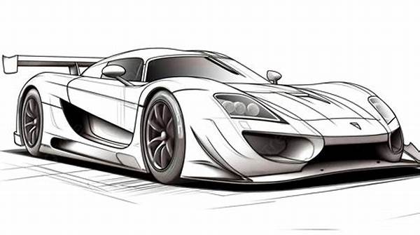 Mobil Sport Mewarnai Gambar Mobil Balap
