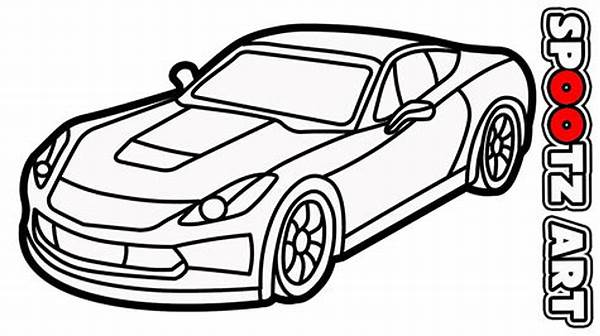 Sketsa Mobil Balap